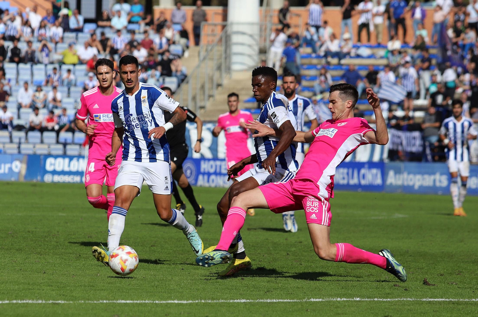Las mejores imágenes del Recreativo de Huelva-Burgos, partido de eliminatoria de la Copa del Rey