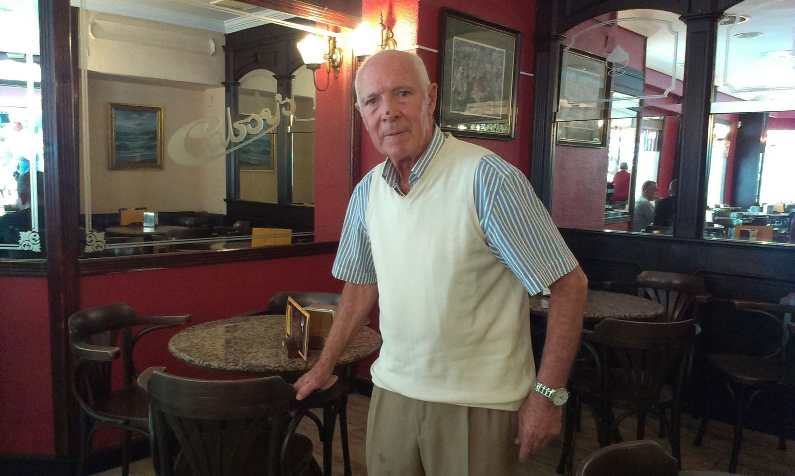 Salvador Sierra, en el Cabsy's.