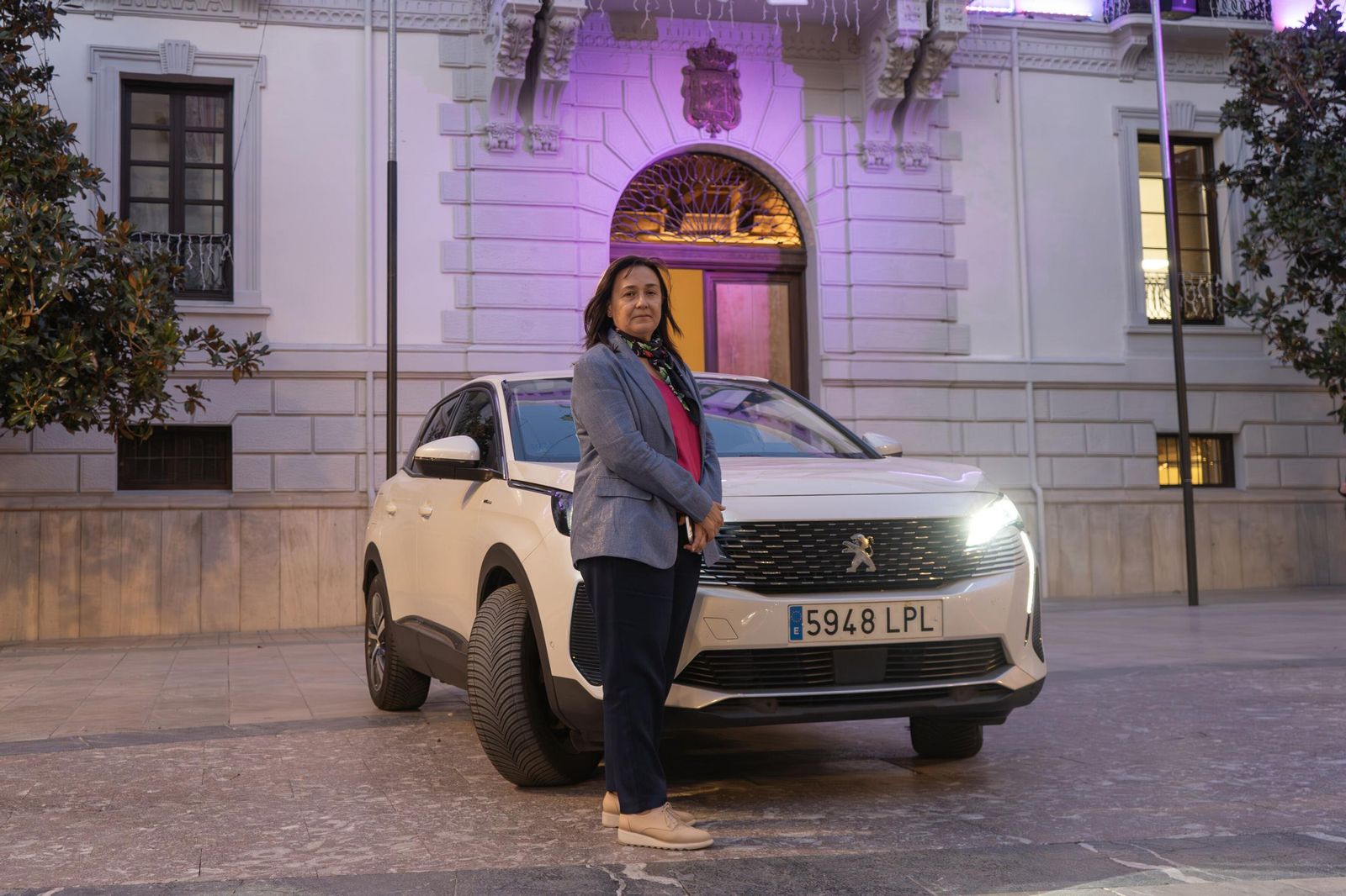 Ángeles Molina, la primera chófer de la Alcaldía de Granada