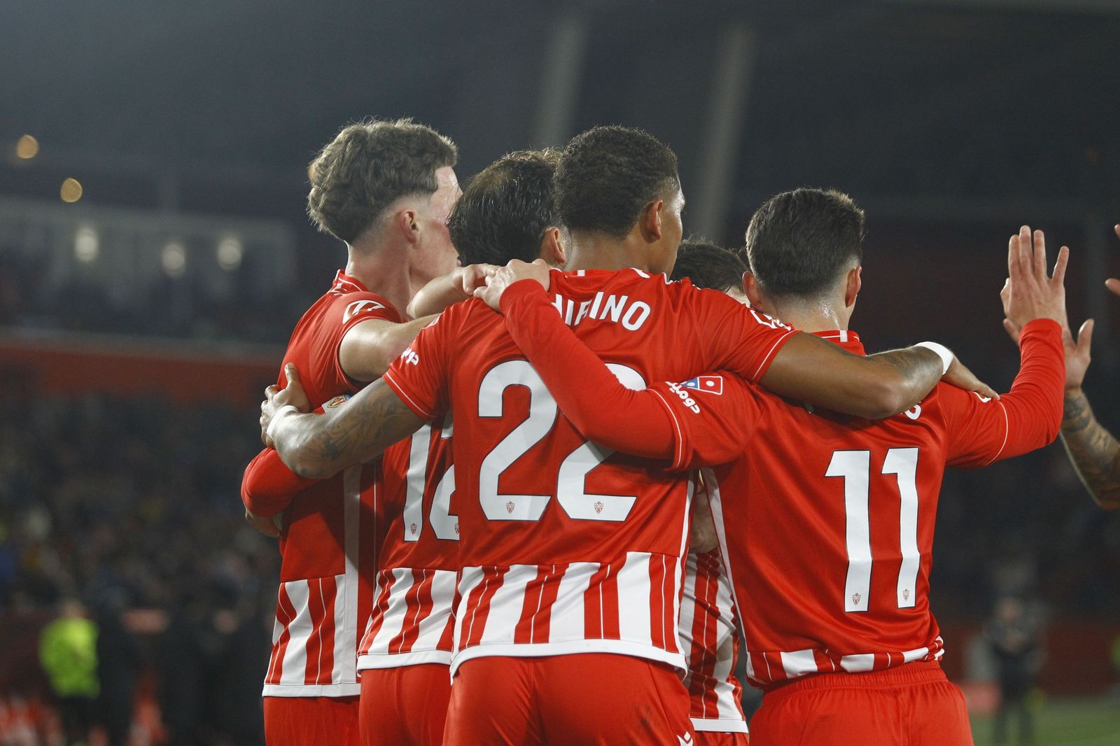 Las fotos del partido U.D. Almería - Deportivo de La Coruña