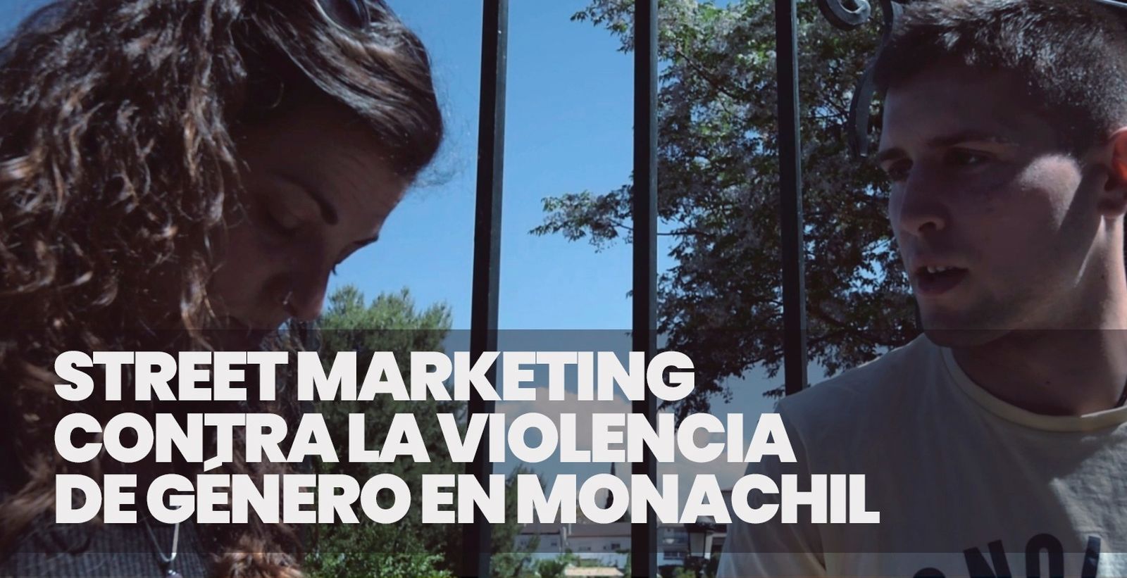 Imagen de la campaña audiovisual que han realizado un grupo de jóvenes de Monachil.