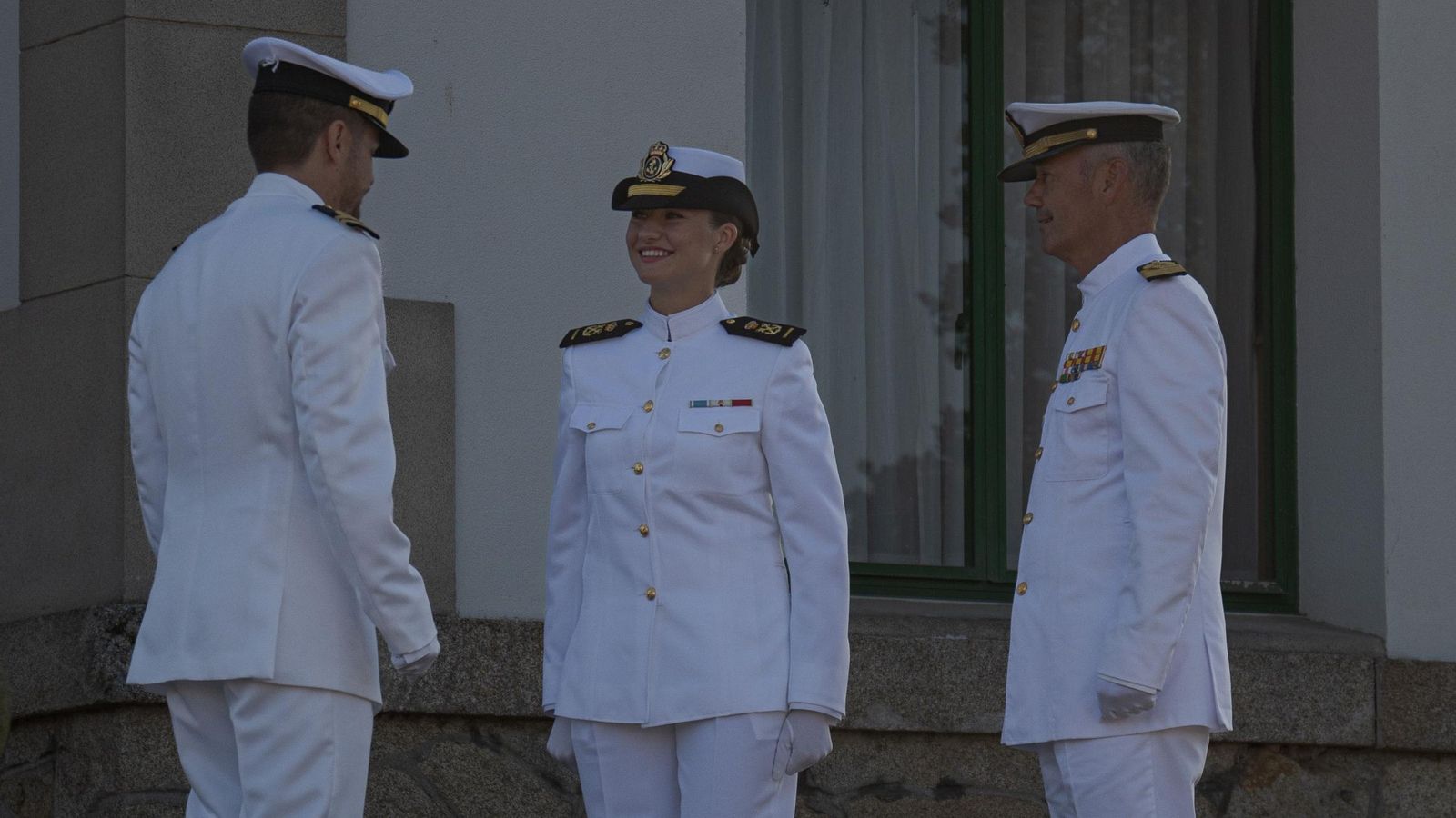 Las fotos del ingreso de la Princesa de Asturias en la Escuela Naval de Marín