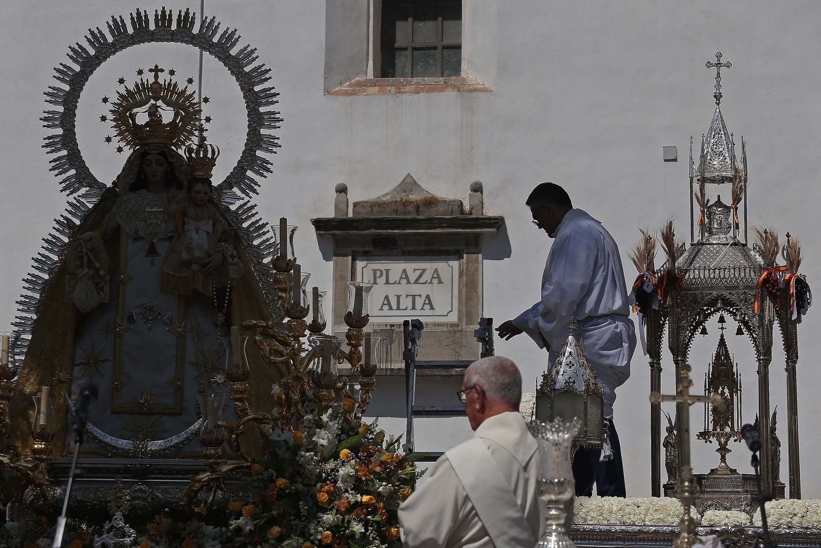 Las imágenes de la  celebración del Corpus Christi en Algeciras