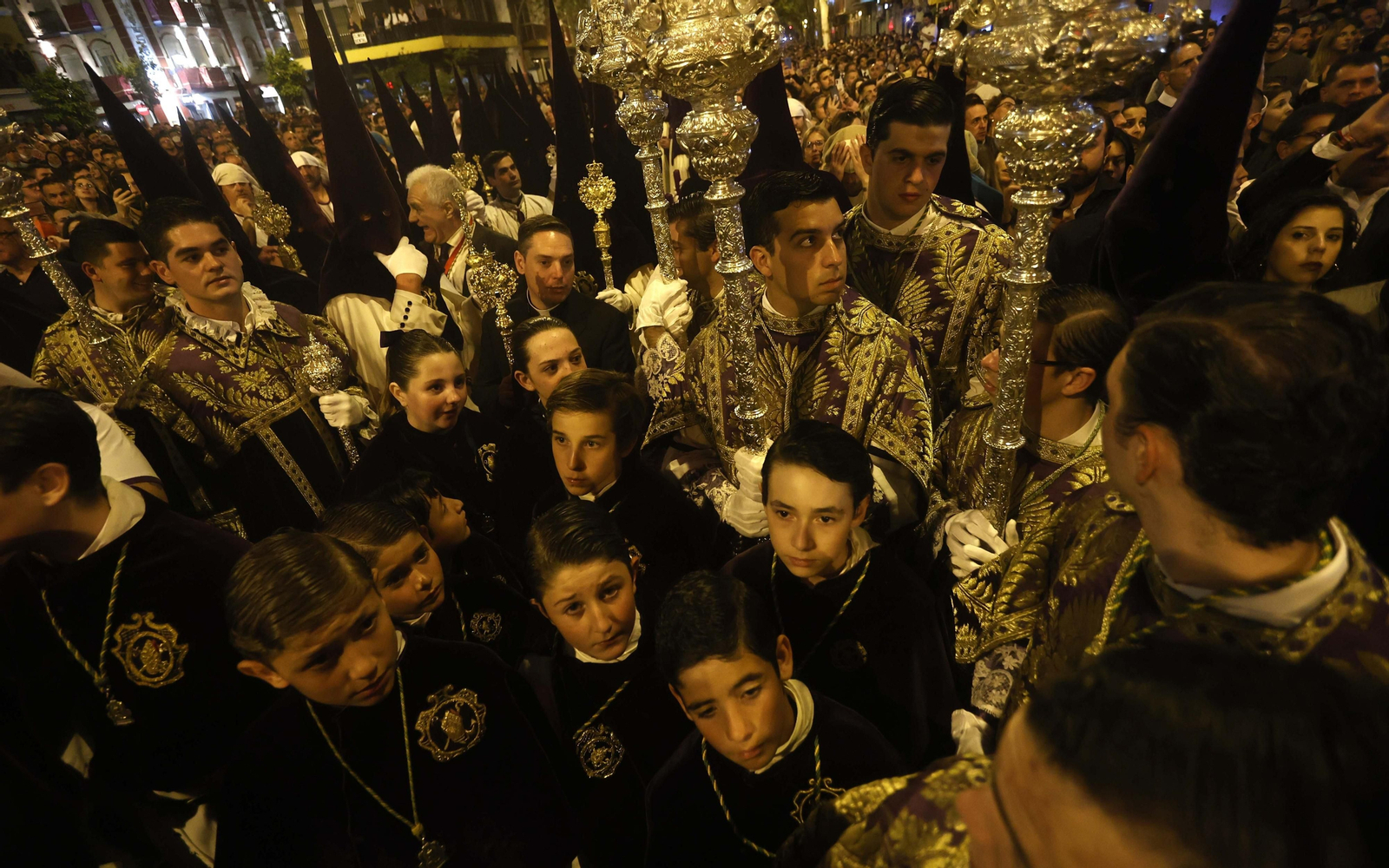 Imágenes de la salida de la Macarena