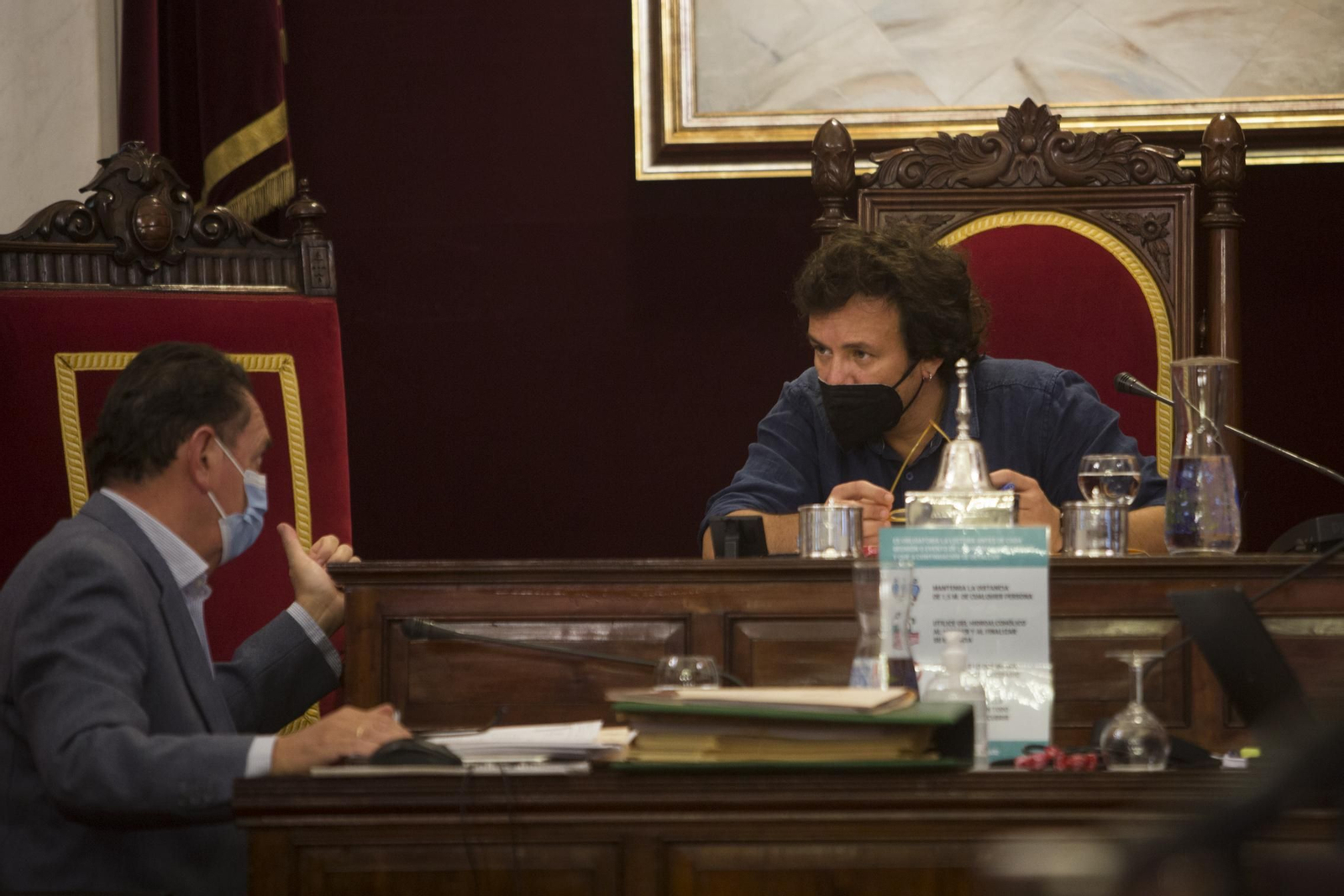 El alcalde de Cádiz, en el Pleno del viernes.