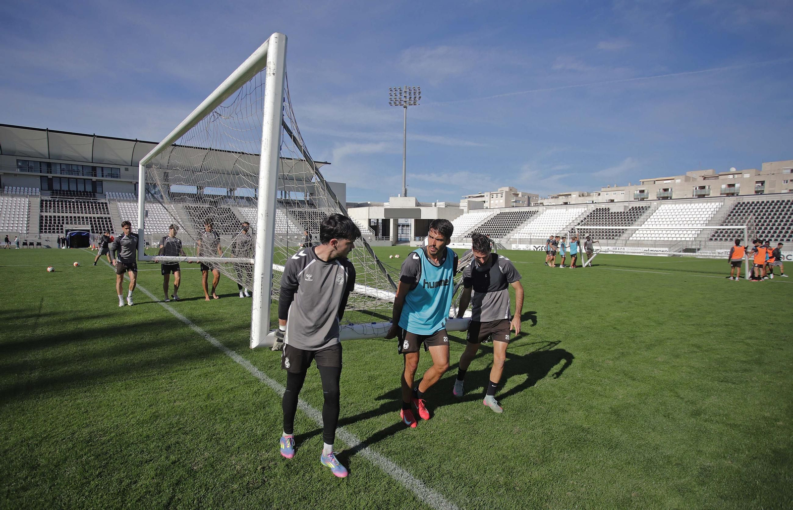 Fotos del entrenamiento de la Balona en el día de la Inmaculada Concepción