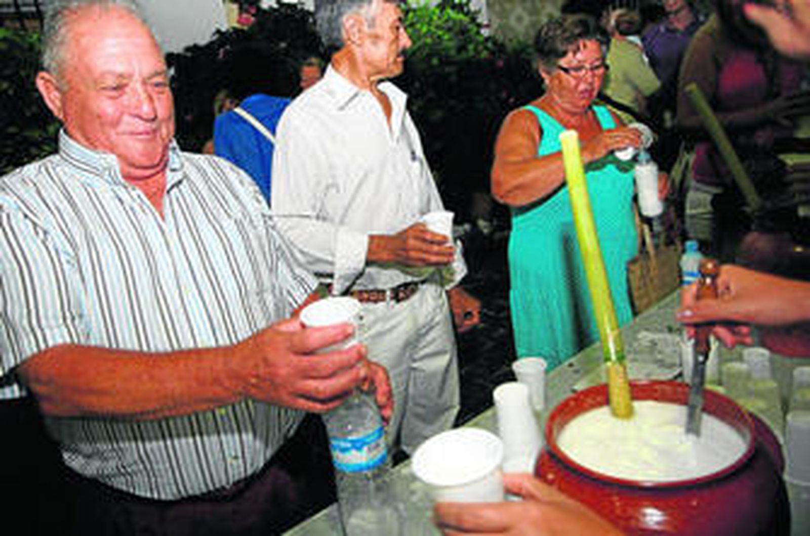 Fiesta del Ajoblanco en Almáchar.