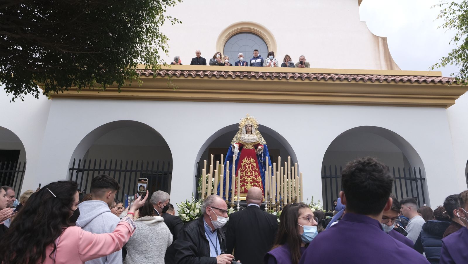 Procesión del Encuentro en Almería, en imágenes.