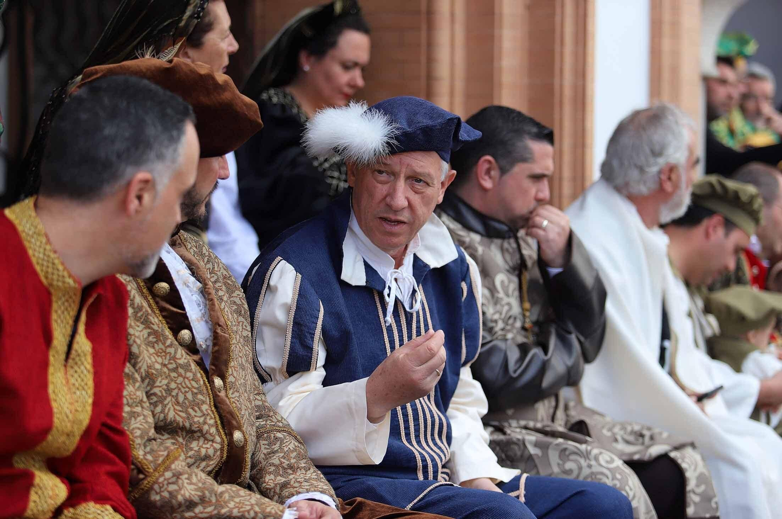 Imágenes del gran ambiente en la Feria Medieval de Palos de la Frontera, Huelva