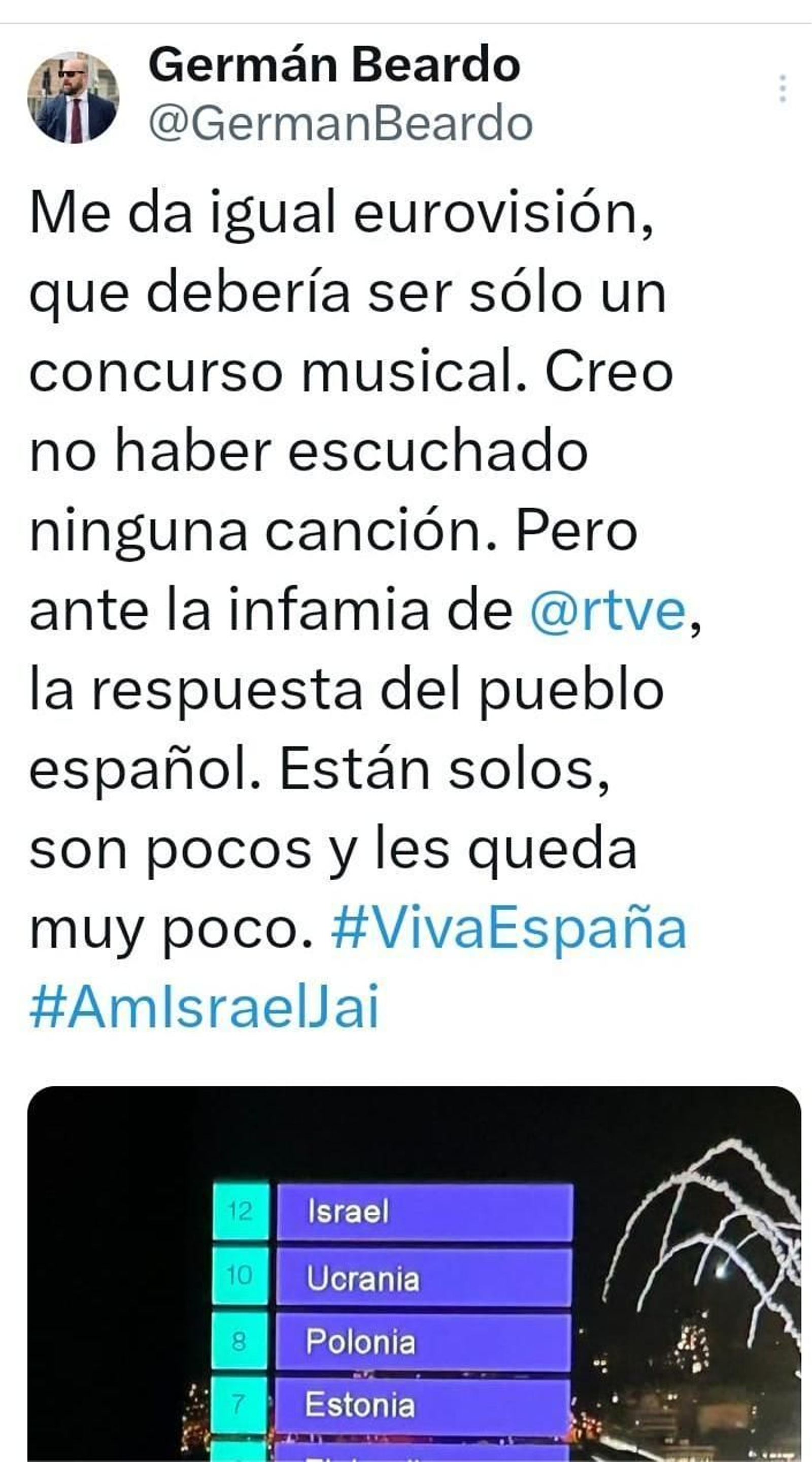 El post publicado por el alcalde de El Puerto.