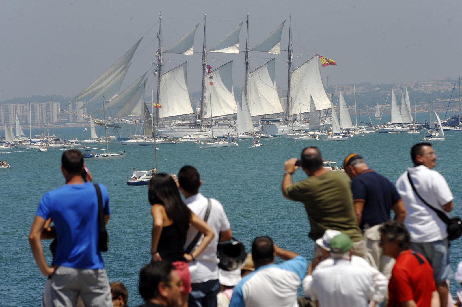 Imagen de la Gran Regata celebrada en Cádiz en el año 2012.