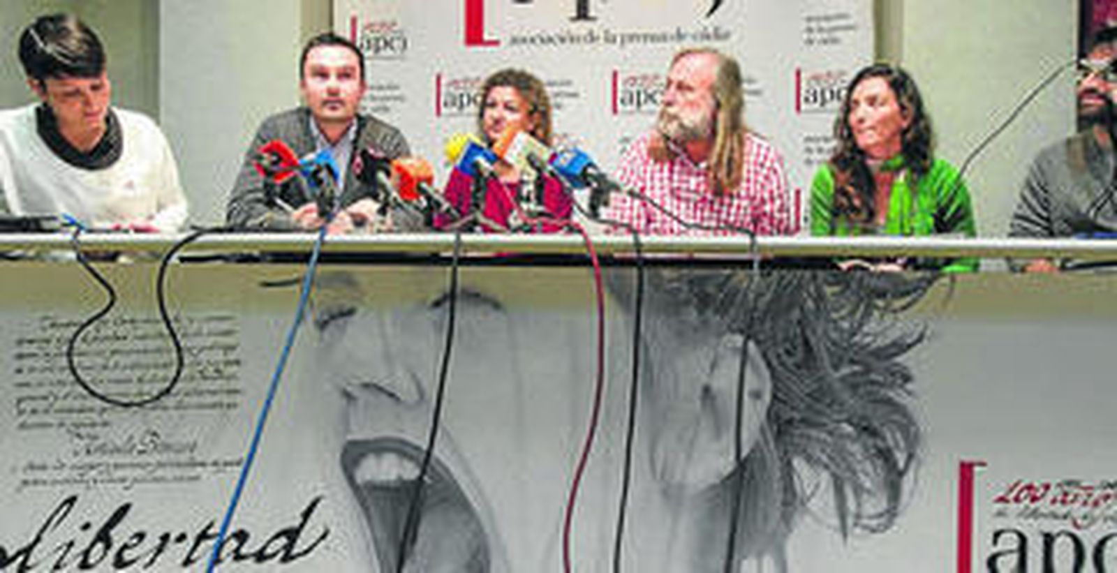 Miembros de la candidatura de Ganar Cádiz en Común.