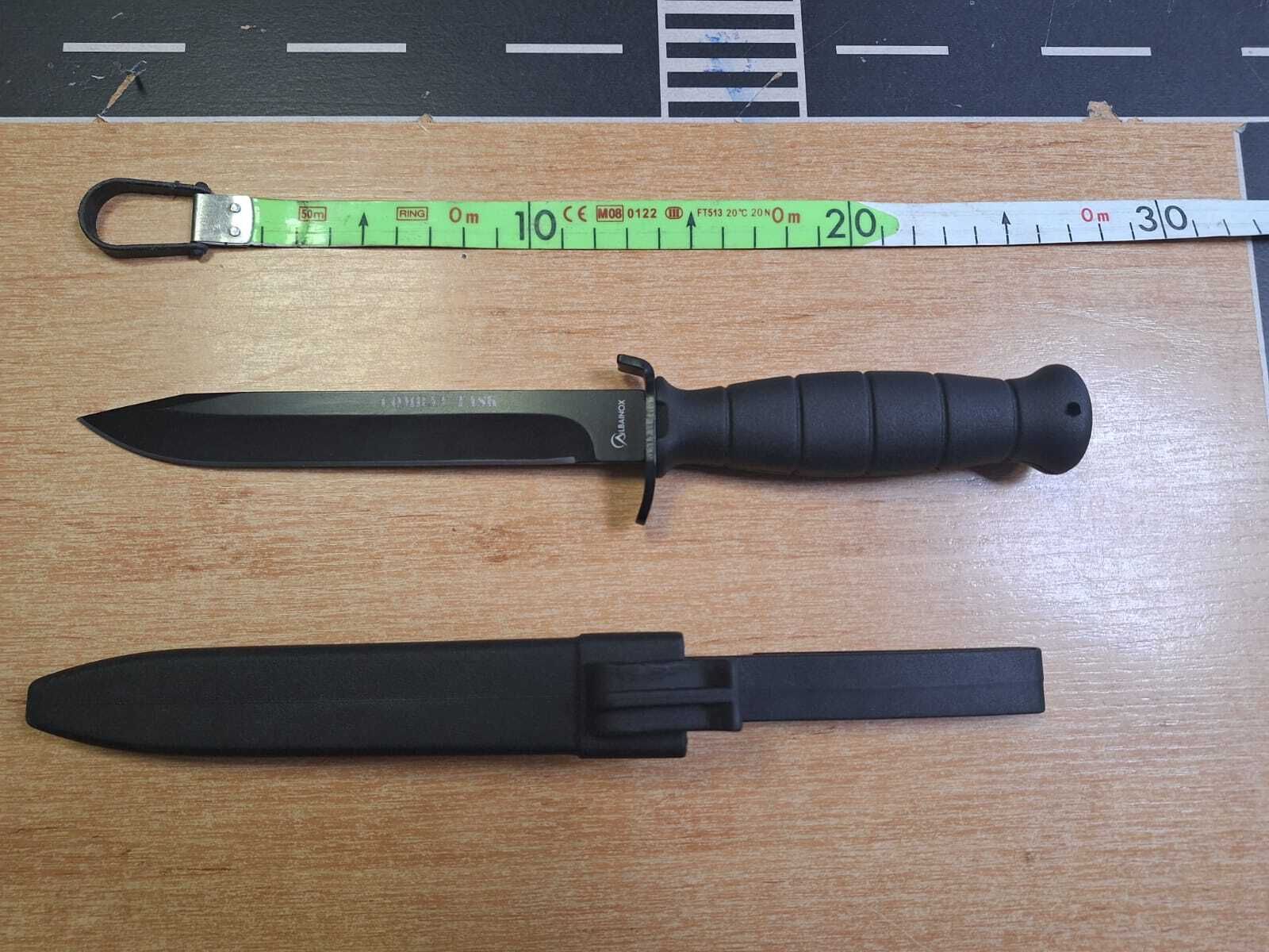 Imagen del arma incautada.