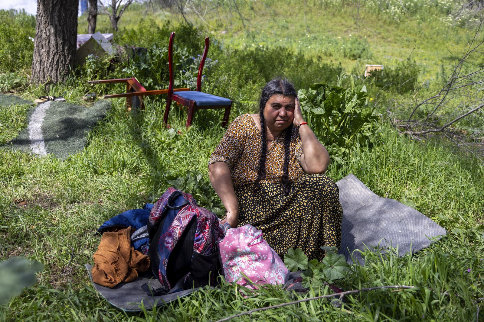 Las imágenes de la inundación del poblado chabolista junto a la orilla del Guadalquivir