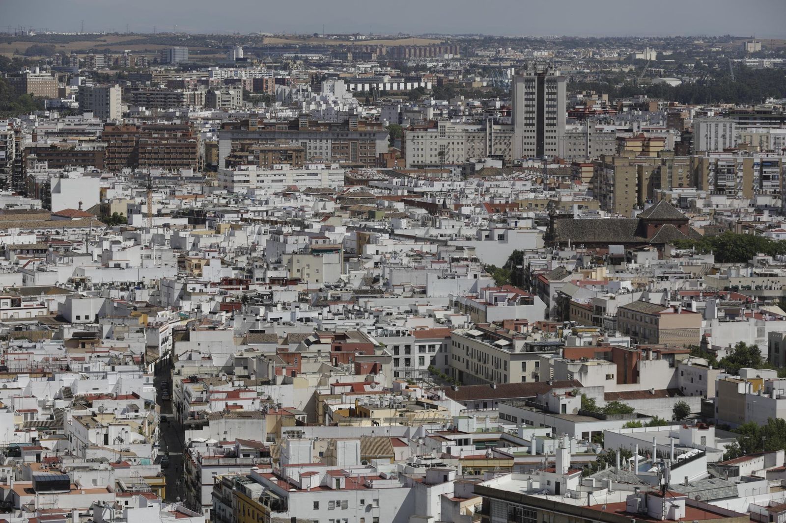 Vistas de Sevilla desde la Torre Pelli