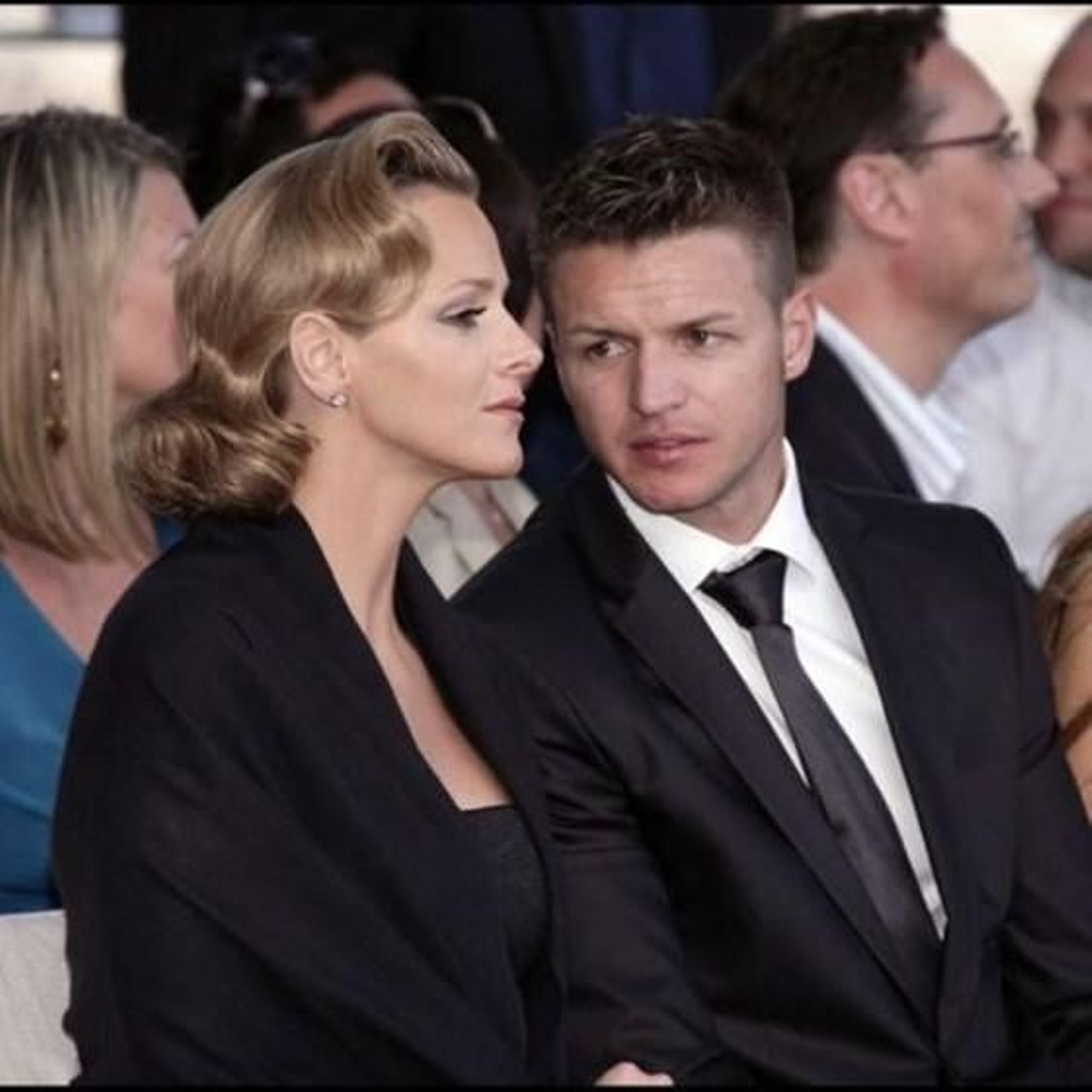 La princesa Charlene y su hermano, Gareth Wittstock. La princesa Charlene y su hermano, Gareth Wittstock.