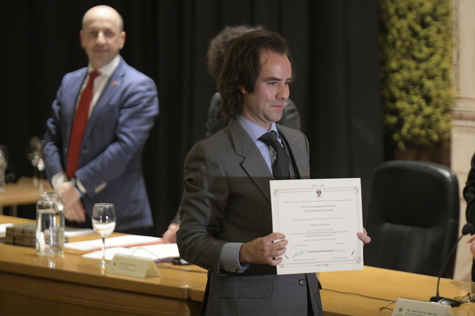 La UGR entrega los Premios Extraordinarios de Doctorado correspondientes al curso 2018/2019