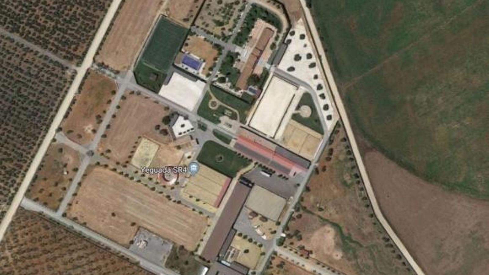 Vista aérea de la finca 'La Alegría' de Sergio Ramos