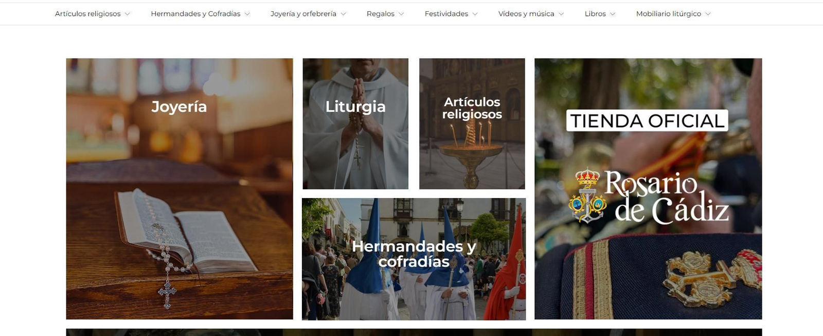 Se concentra el mayor catálogo de artículos religiosos vía online y es accesible a cualquier vendedor