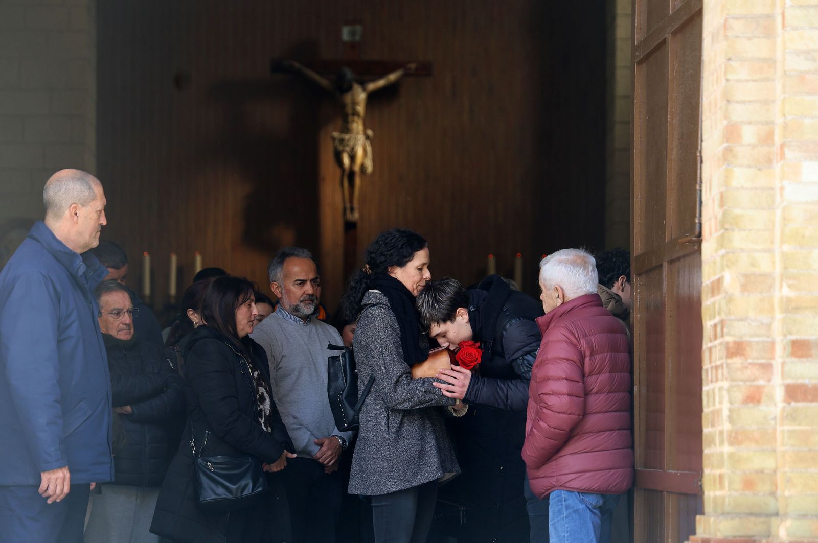 Fotografías de la misa de despedida a David Cordón