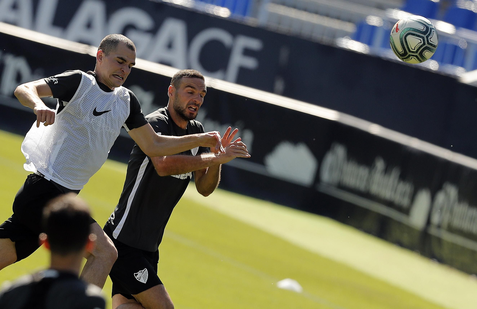 Las fotos del entrenamiento del Málaga