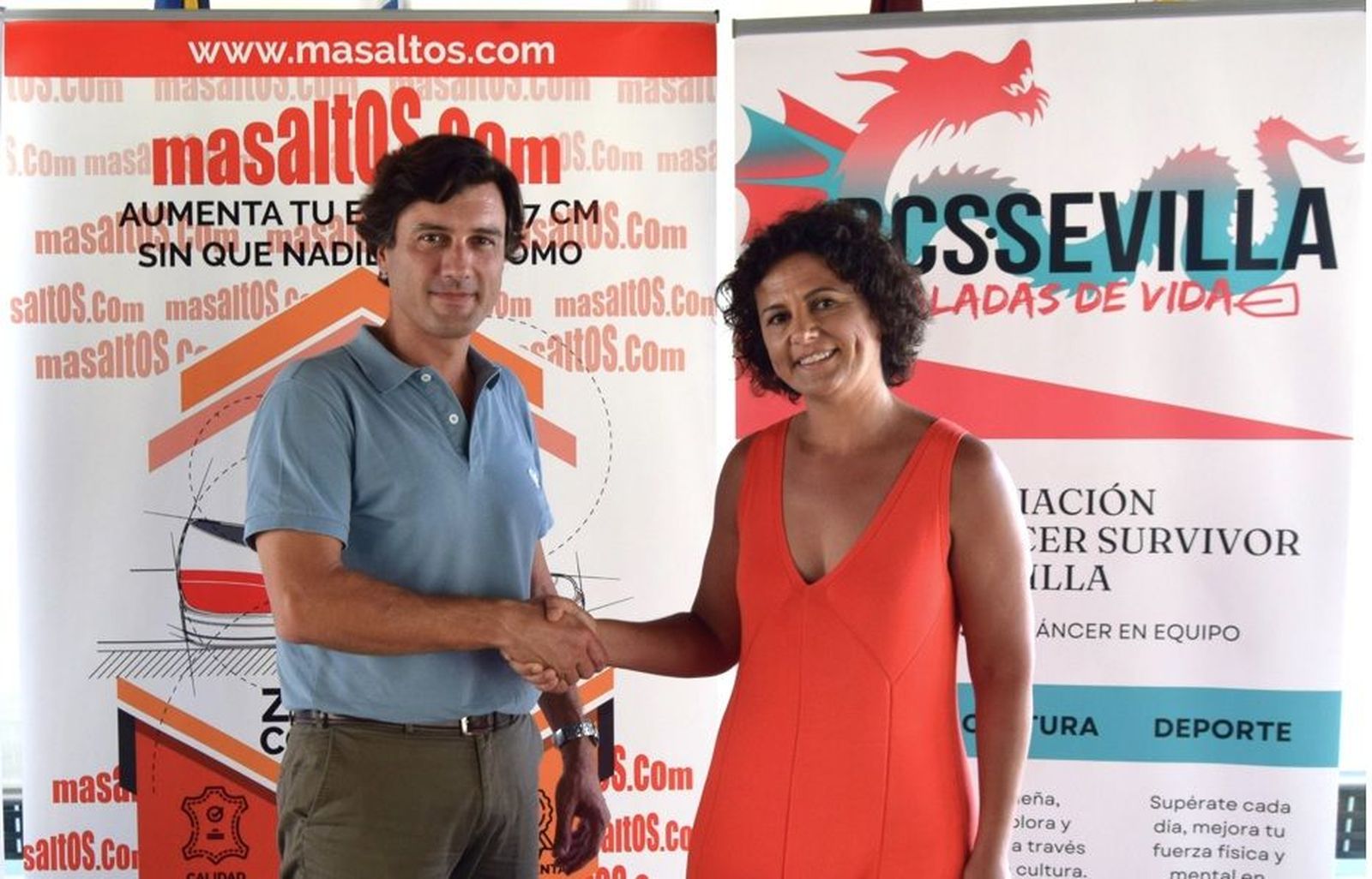 Firma convenio BCS Sevilla con Masaltos