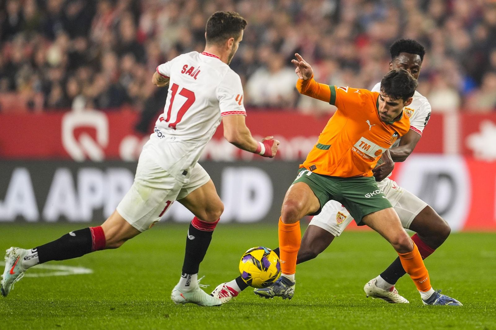 Las mejores imágenes del partido Sevilla - Valencia