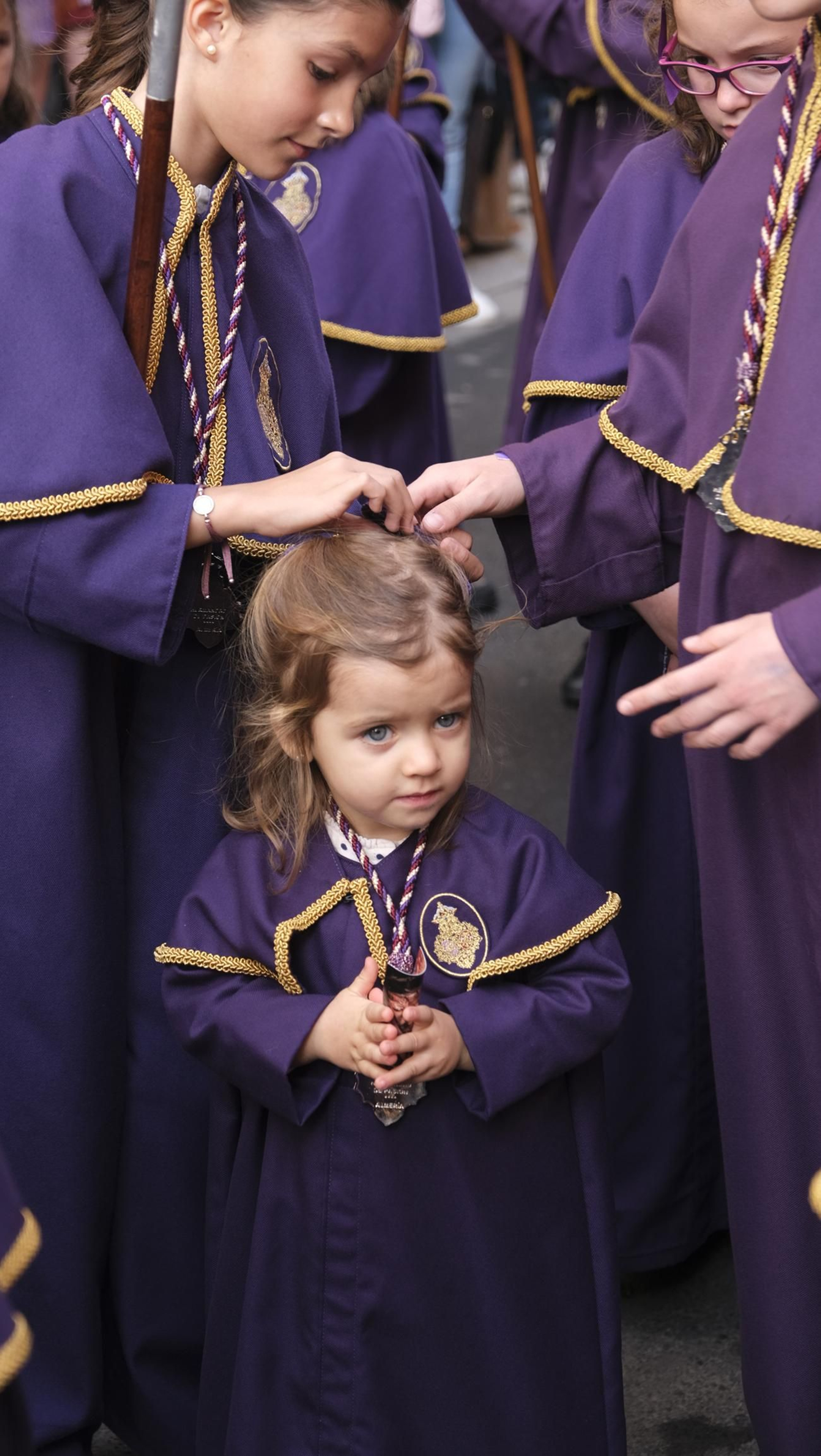 La procesión de Pasión en Almería, en imágenes