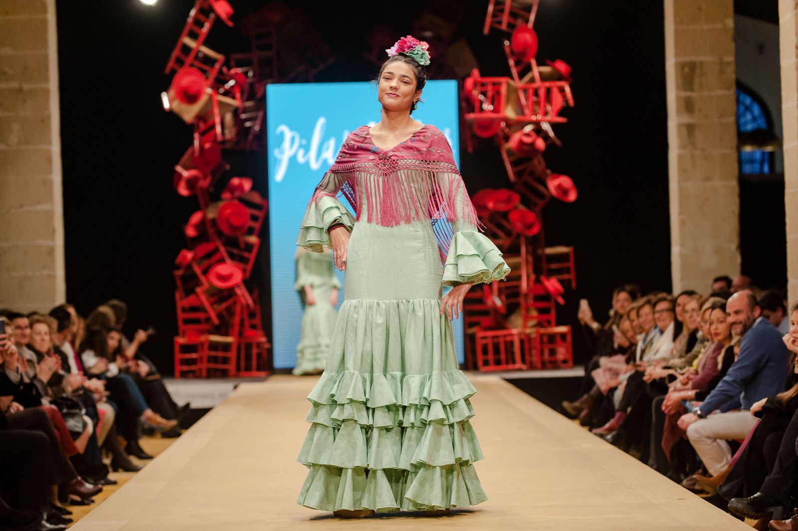 Pasarela Flamenca Jerez 2019: Pilar Villar, fotos del desfile