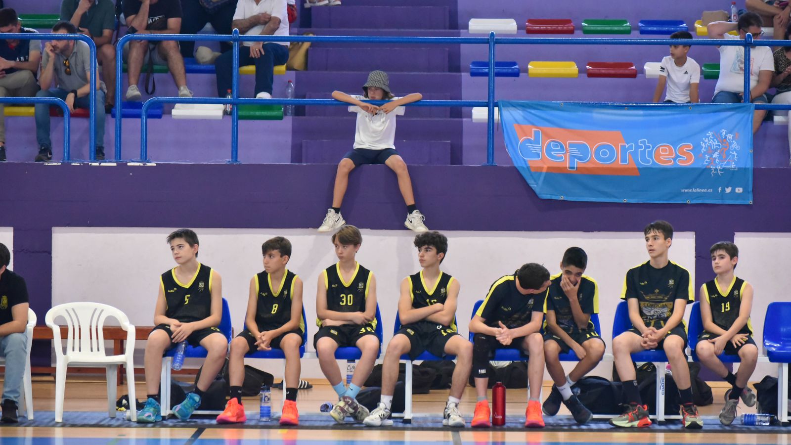 Las fotos de los cuartos de final del Cadeba infantil de La Línea