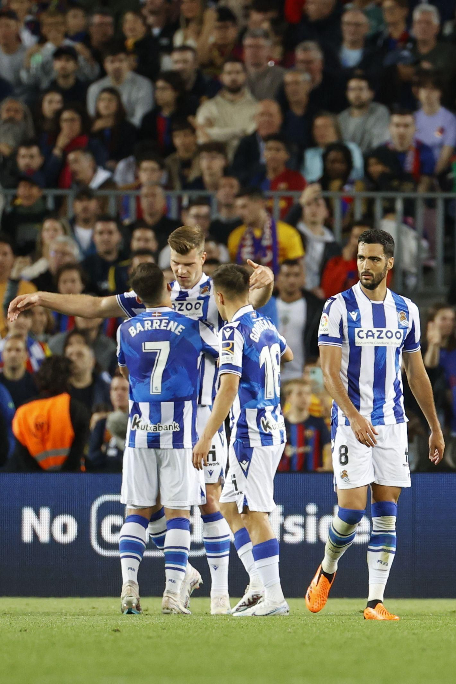 Las fotos de la fiesta del campeón Barcelona con derrota ante la Real
