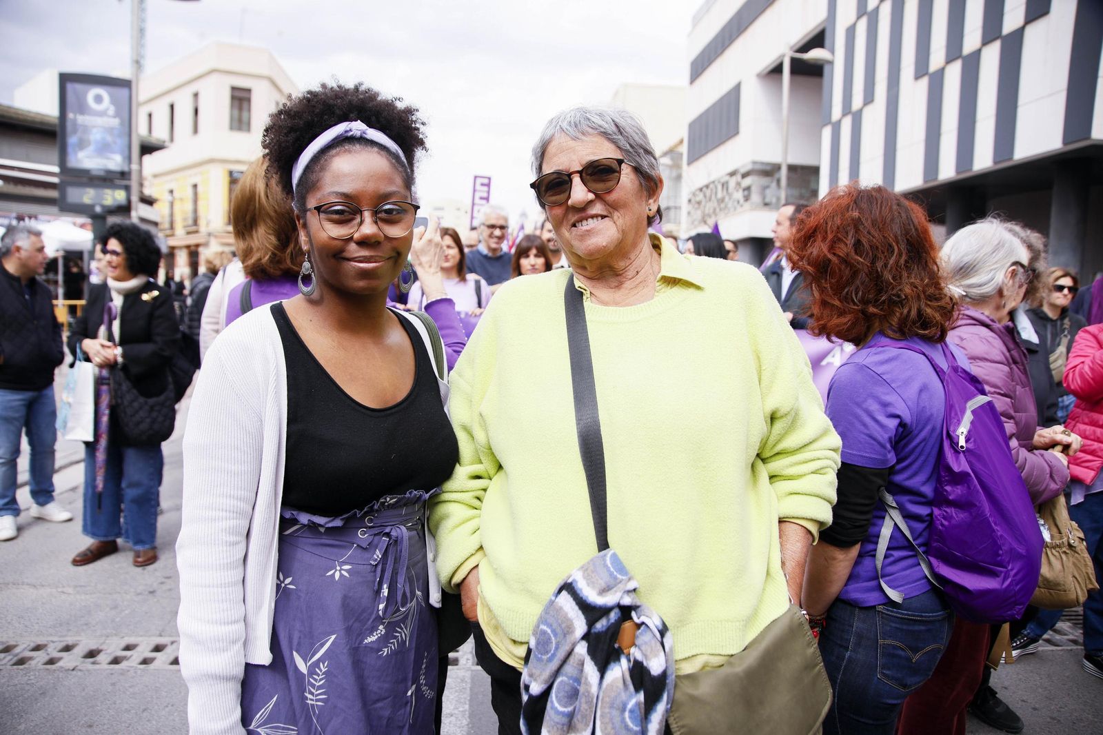 Las imágenes de la manifestación realizada por la Plataforma de Acción Feminista en Almería