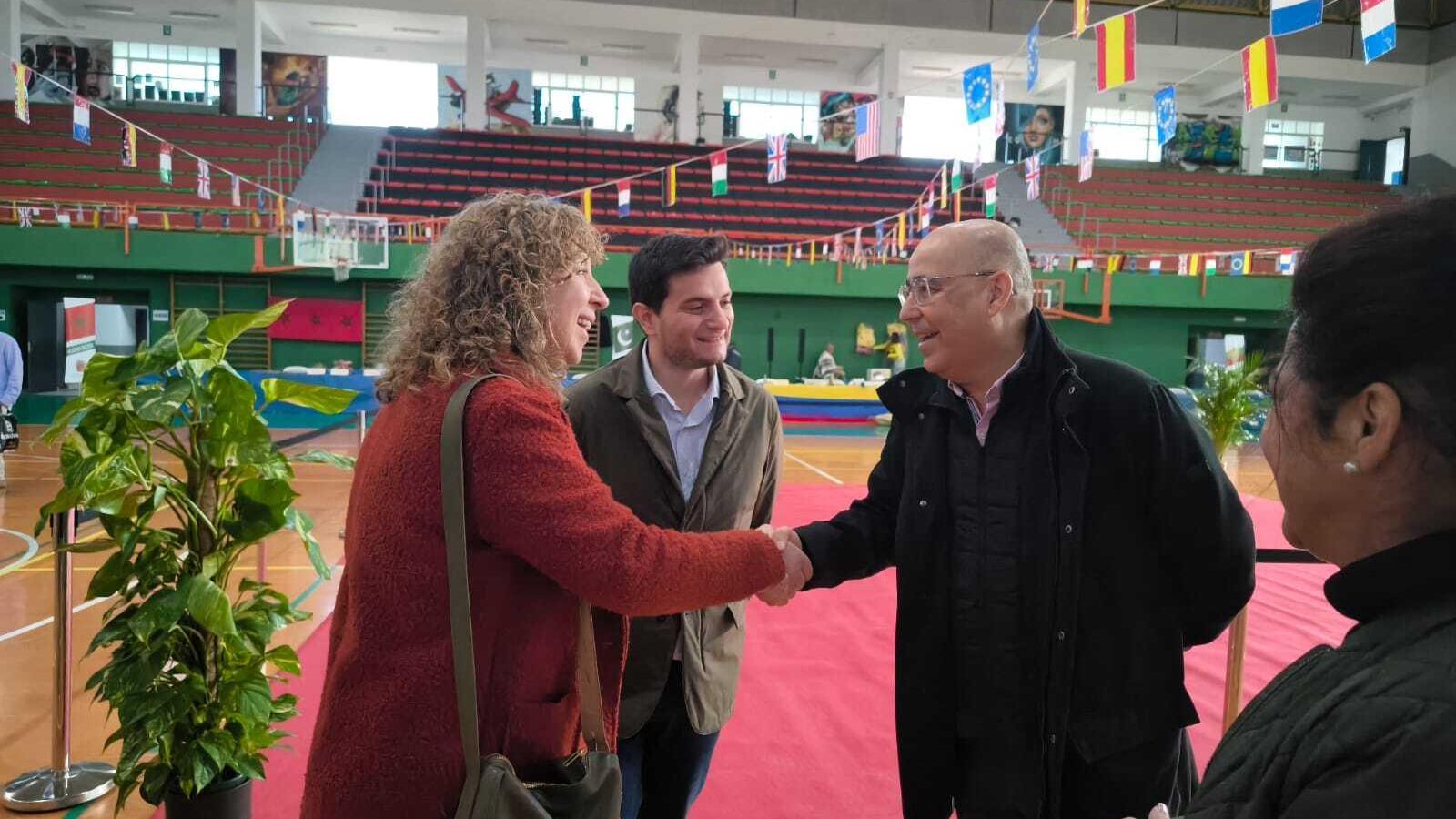 Lyra Puišytė-Bostroem visitó el VIII Encuentro de Migración Intercultural.