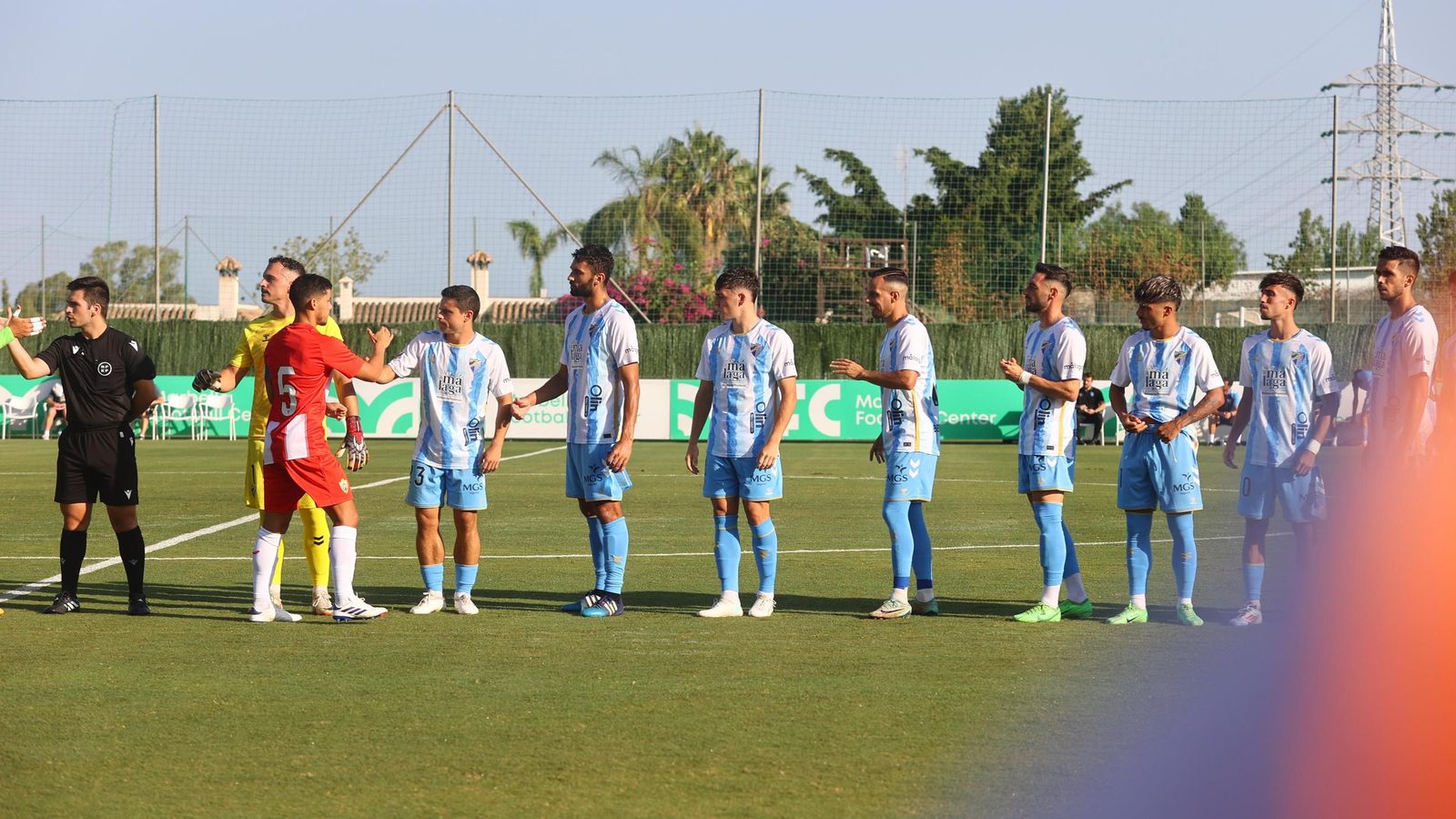 El Málaga CF - Almería de pretemporada, en fotos