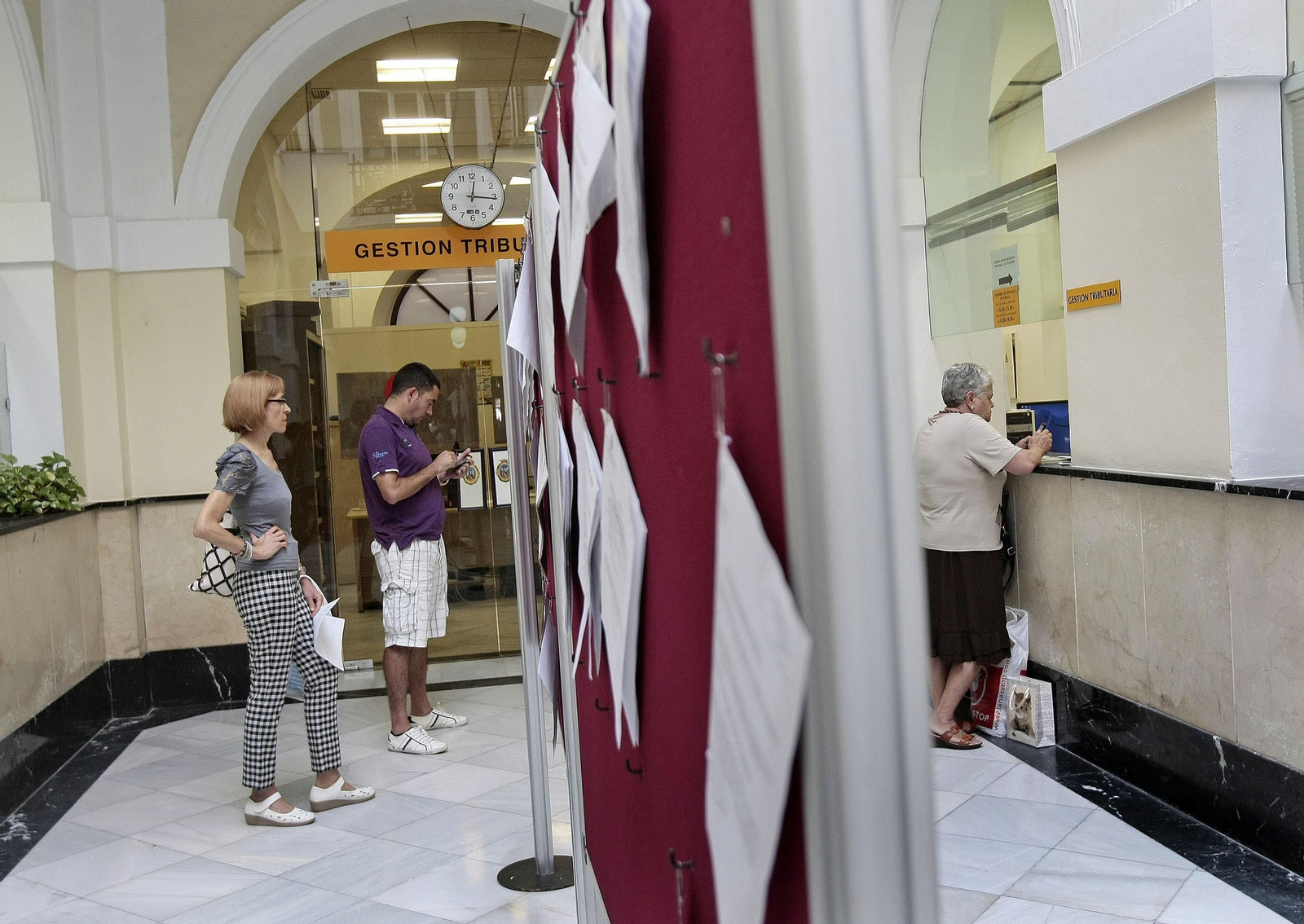 Una de las dependencias del Ayuntamiento que se utilizan para realizar trámites de recaudación.