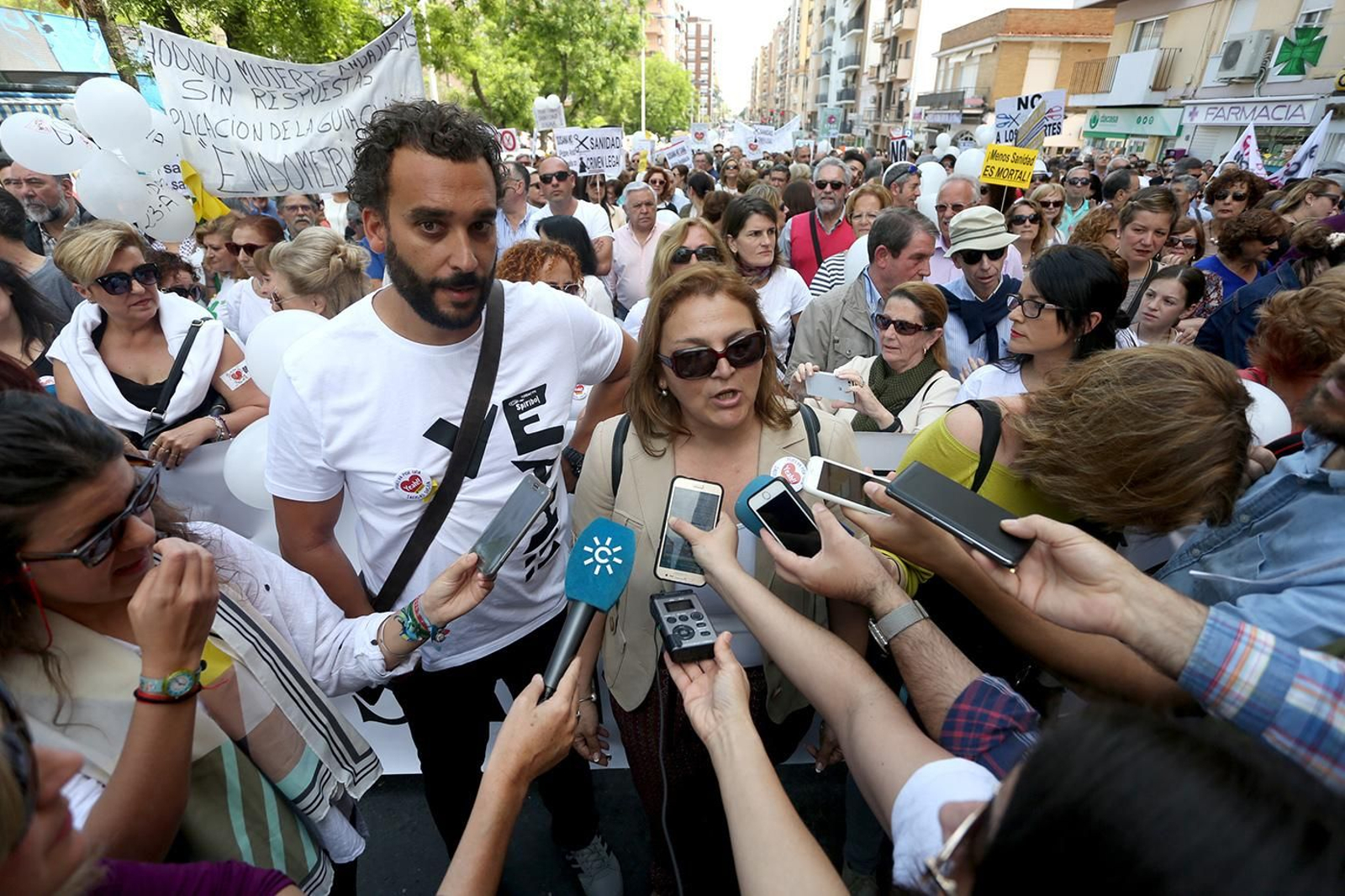 Las Imágenes de la Manifestación por una Sanidad Digna