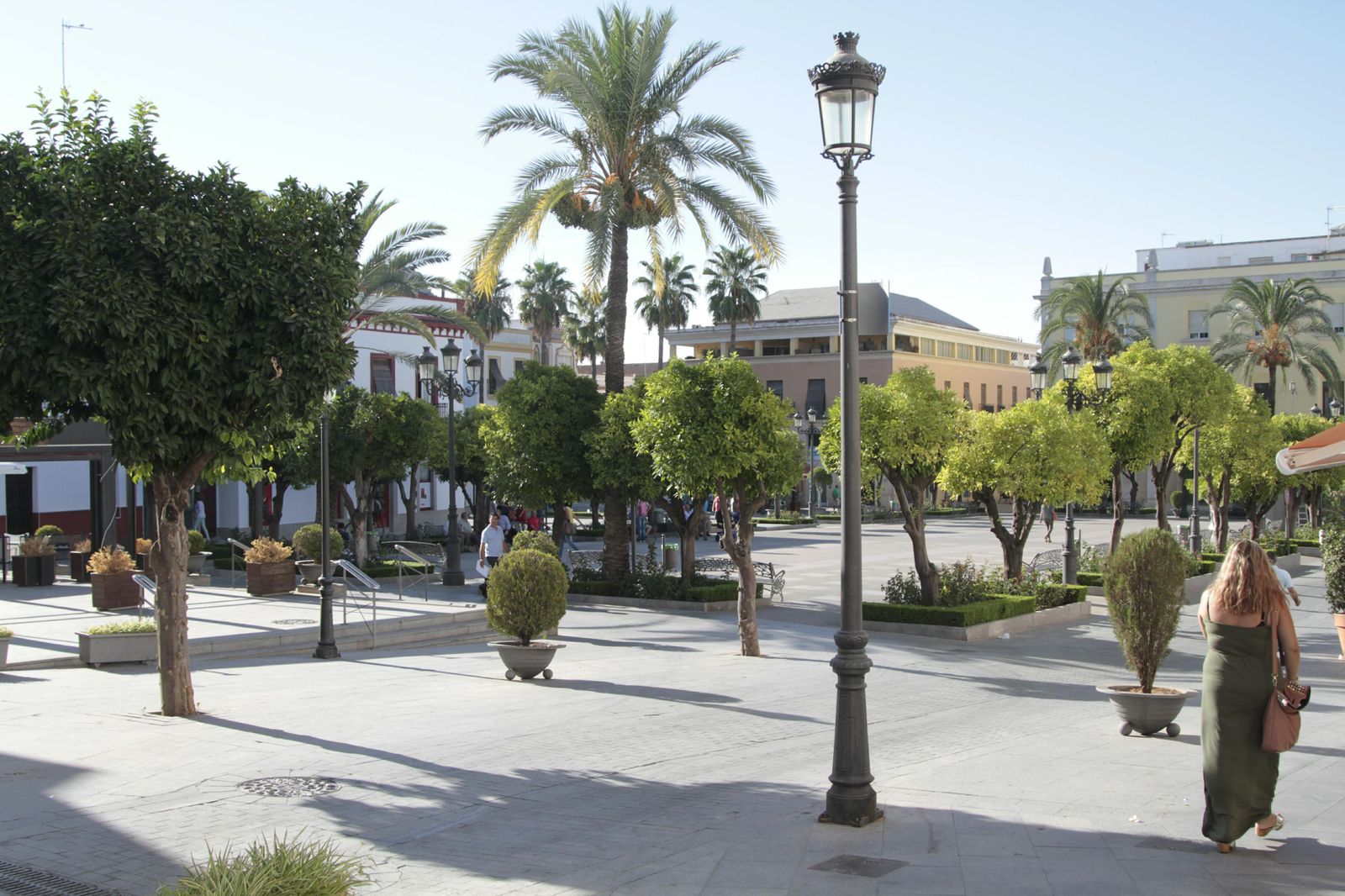Una imagen de archivo del centro de Lebrija, por donde arrancará el plan.