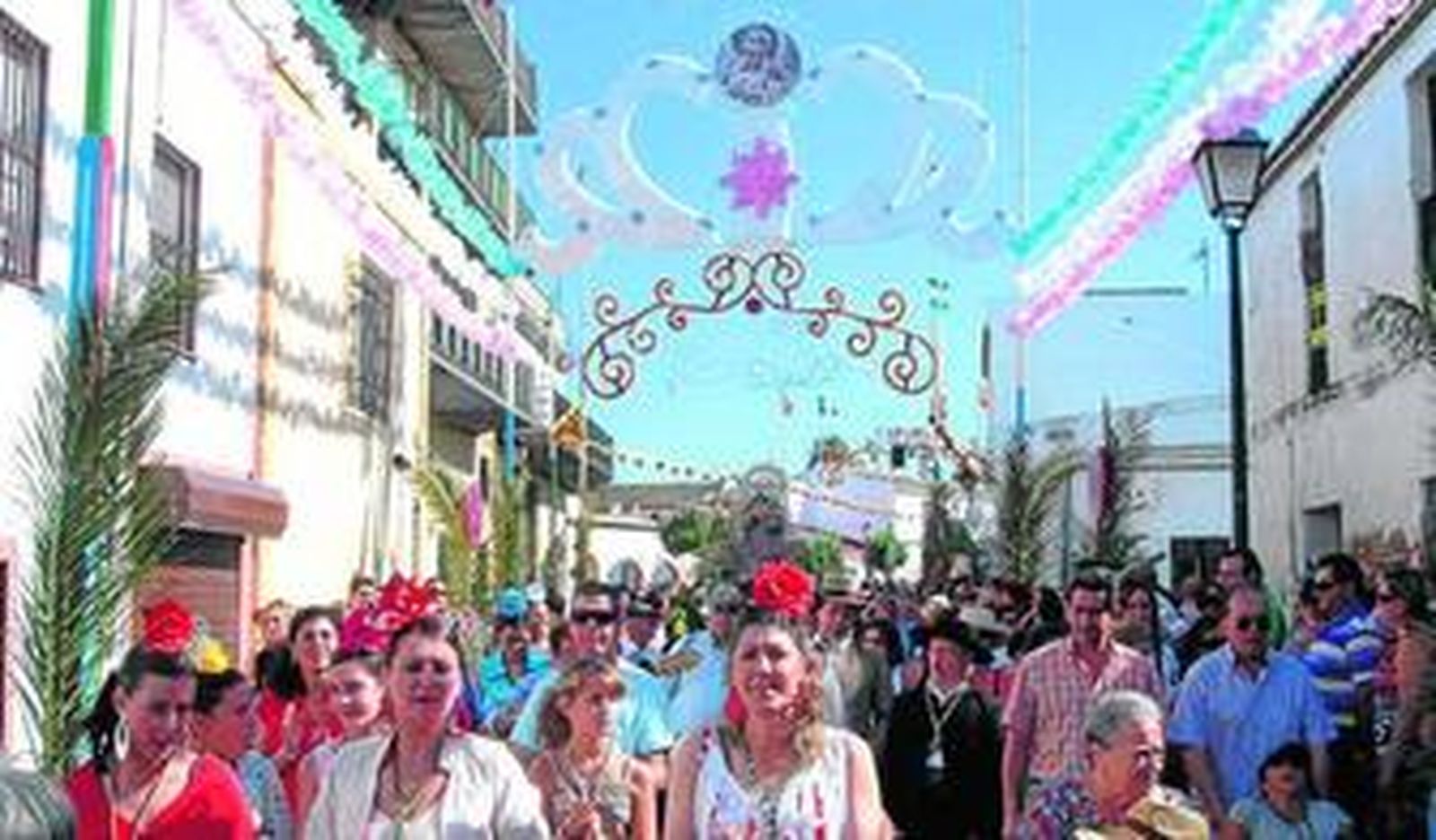 La Virgen de la Estrella, camino de Torrijos, en la última edición de la romería.