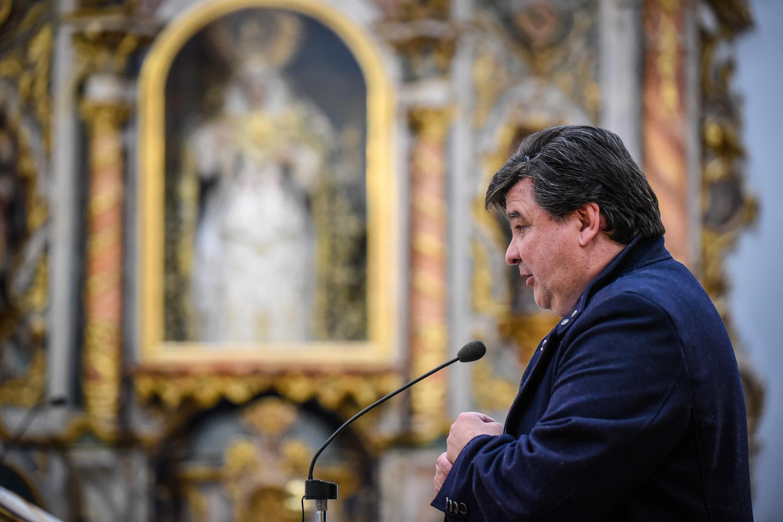 Imágenes de la presentación de la IX Jornada de Puertas Abiertas del Patrimonio Religioso Onubense