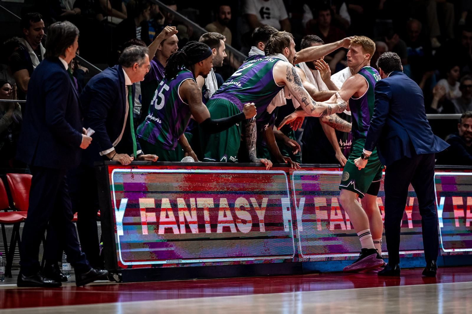 El Reggiana-Unicaja, en fotos