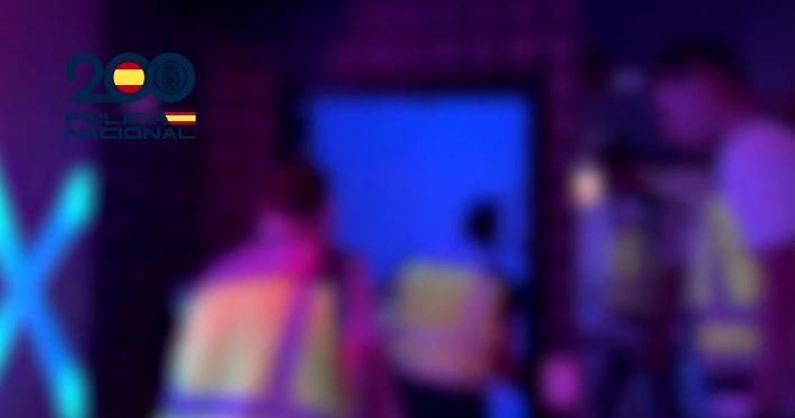 Una de las imágenes de la operación en un club de alterne