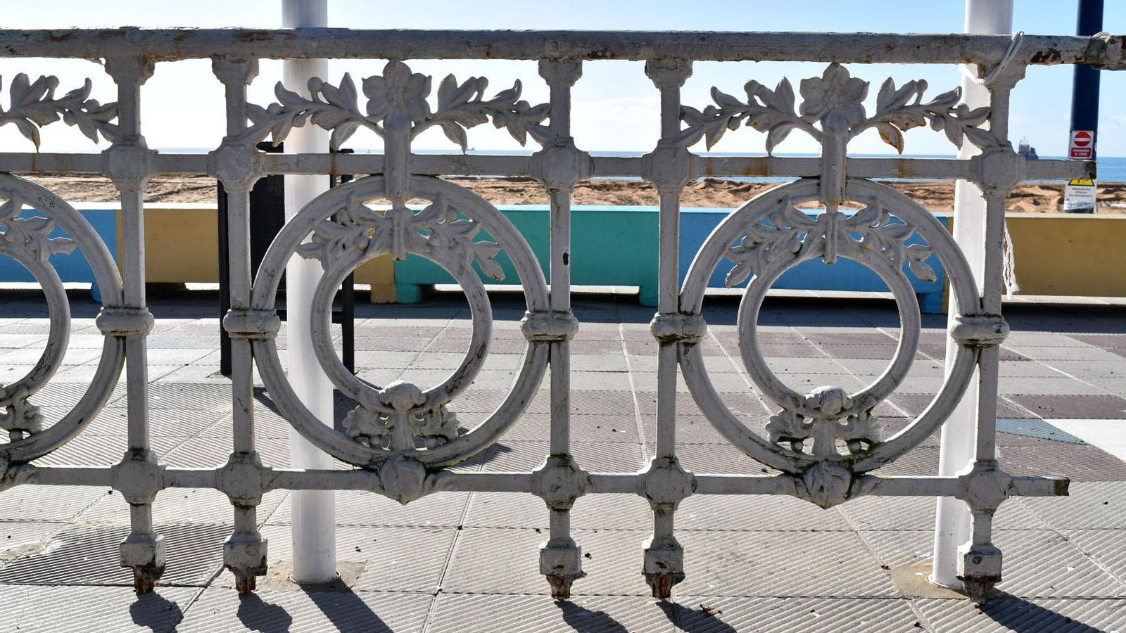 Parte de la barandilla que se instalará en La Antilla