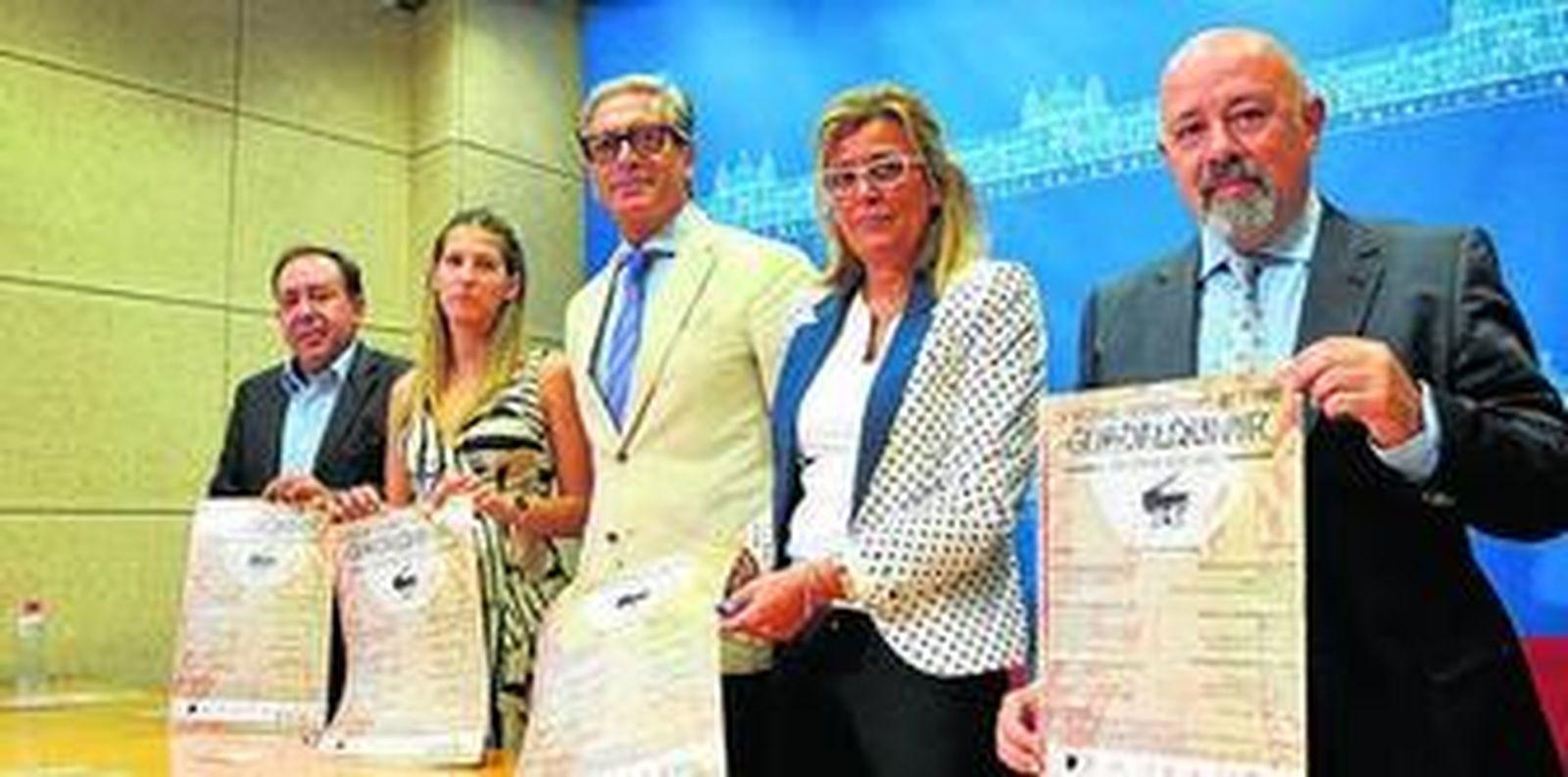 La presentación del festival, ayer, en el Palacio de la Merced.