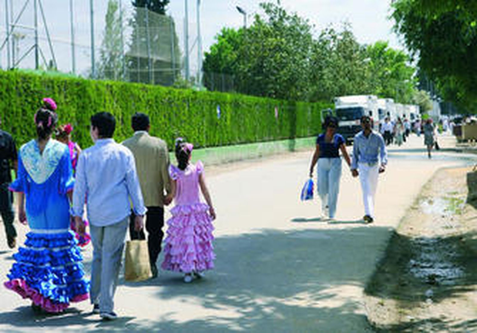 El escenario del crimen, la mañana siguiente a los hechos.