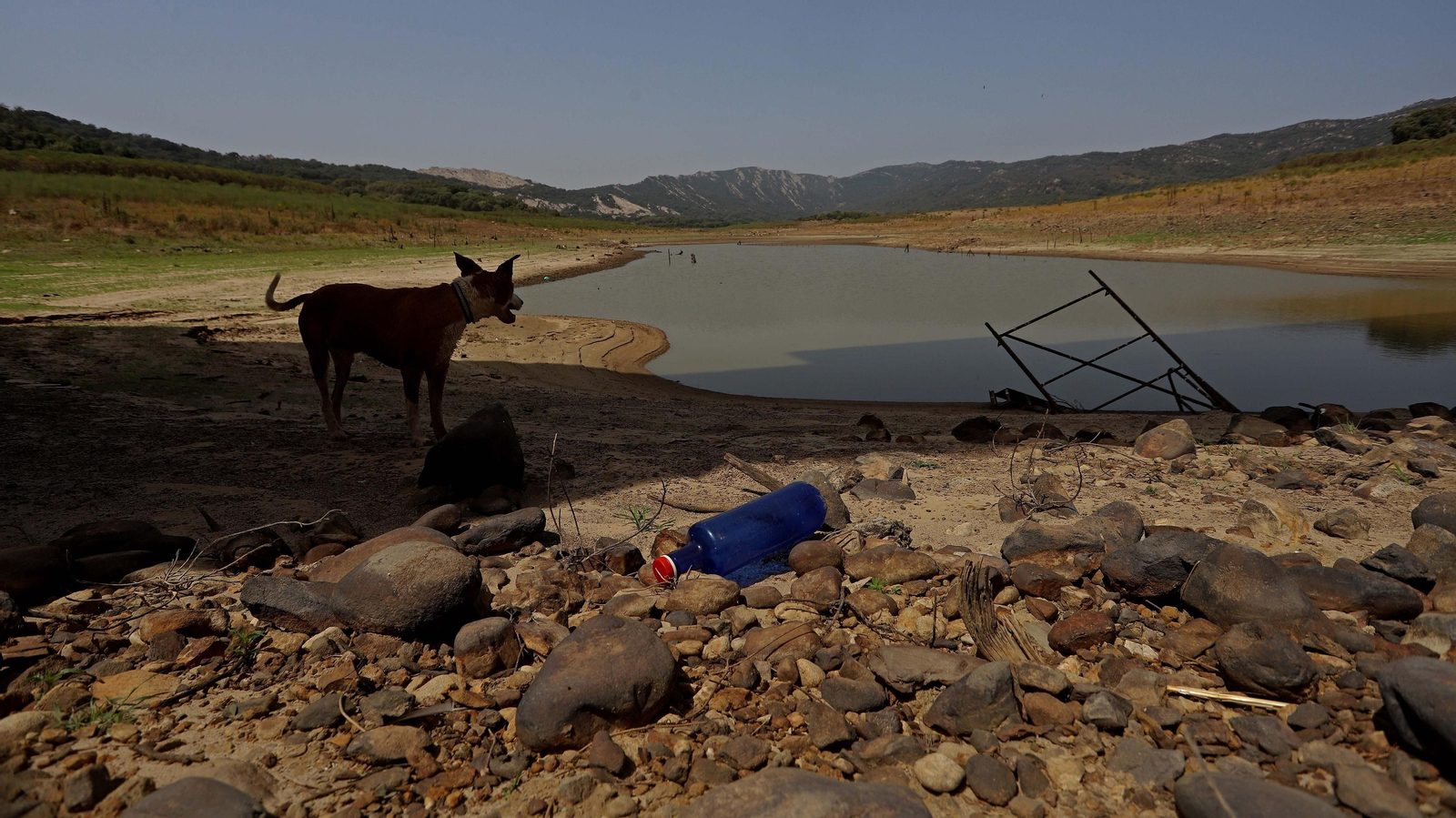 Fotos del embalse de Charco Redondo al 31 % de su capacidad Fotos del embalse de Charco Redondo al 31 % de su capacidad