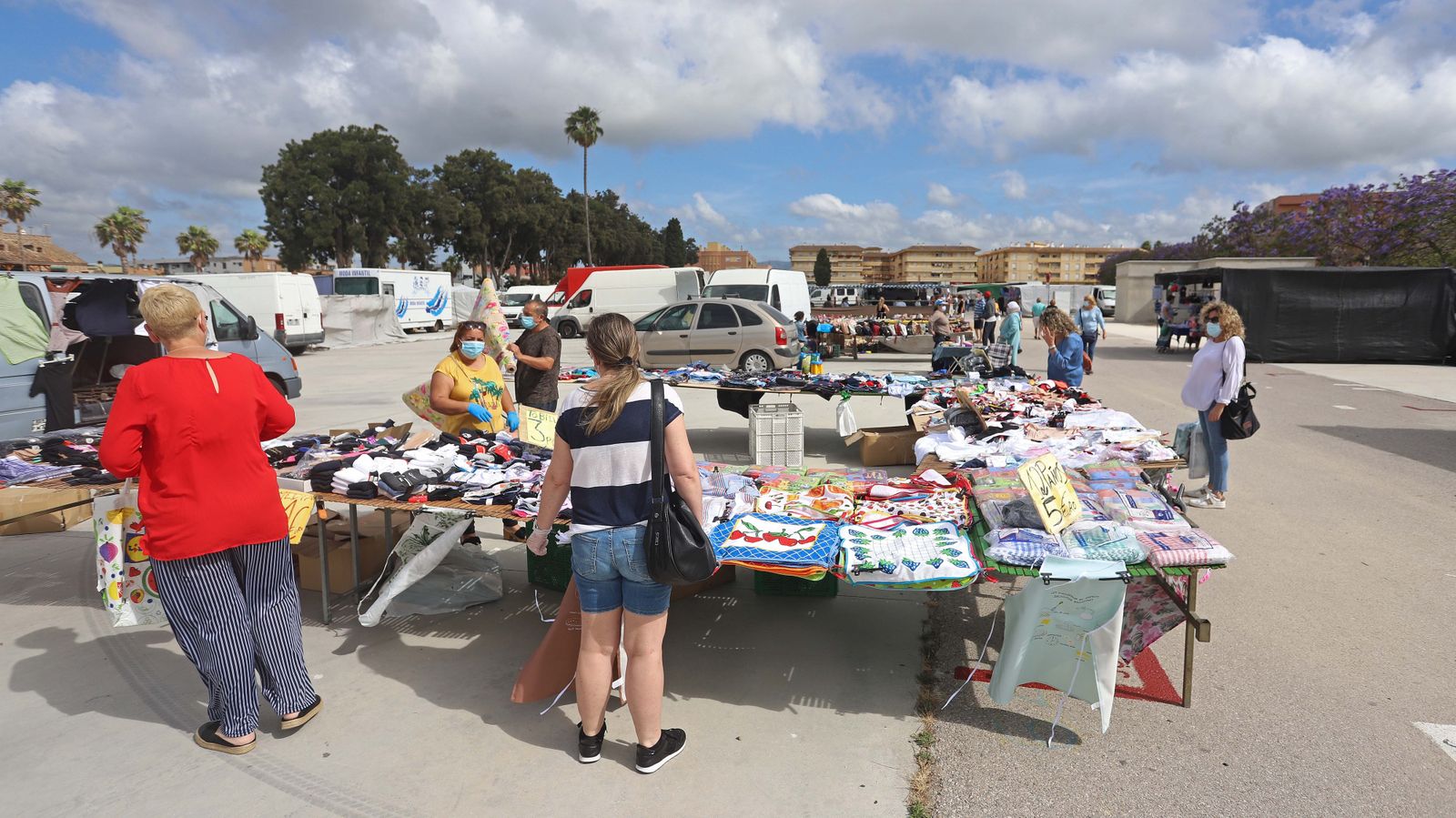 Reapertura del mercadillo de Los Barrios