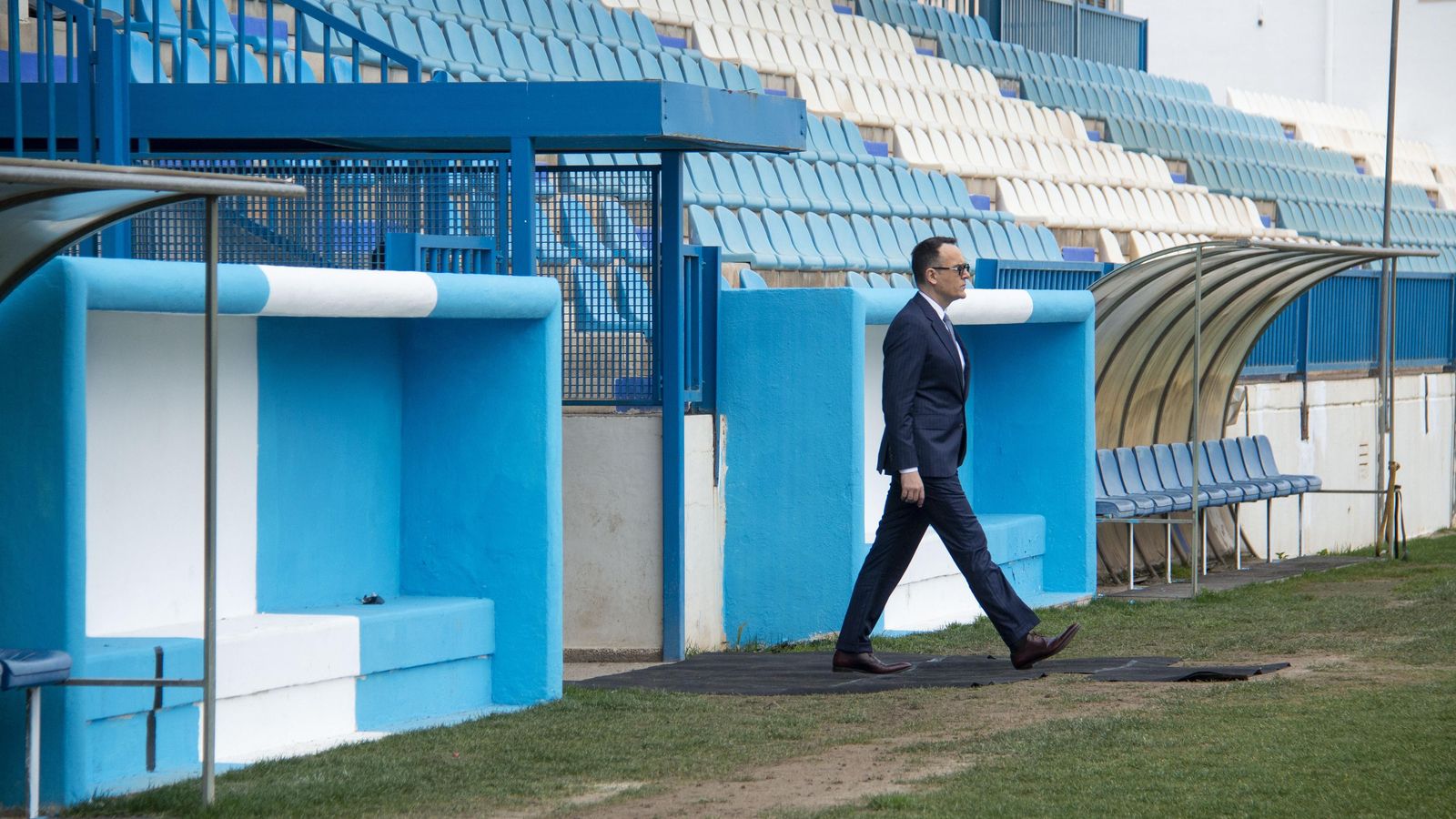 Risto Mejide en el Escribano Castilla en un momento de la grabación