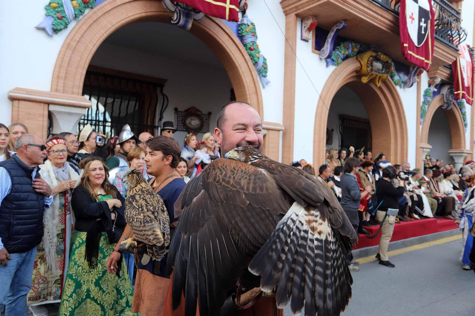 Imágenes del gran ambiente en la Feria Medieval de Palos de la Frontera, Huelva