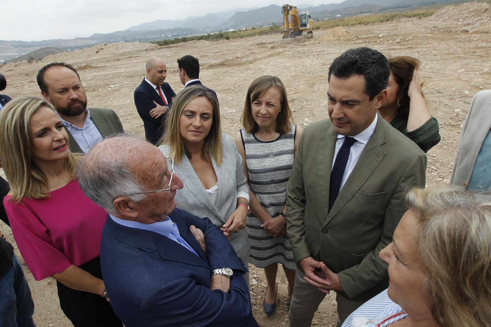 Fotogalería colocación primera piedra cuarto tramo Autovía del Almanzora