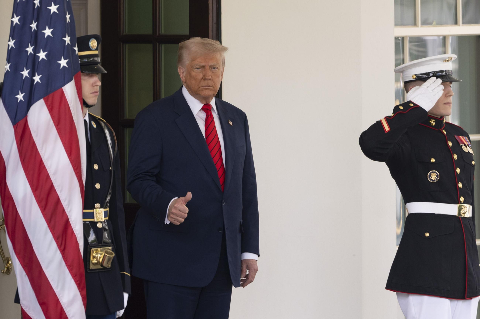 Donald Trump, este martes en la Casa Blanca. Donald Trump, este martes en la Casa Blanca.